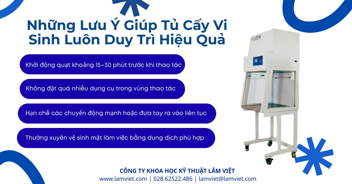 Điều Gì Quyết Định Hiệu Quả Của Tủ Cấy Vi Sinh? Không Chỉ Là HEPA