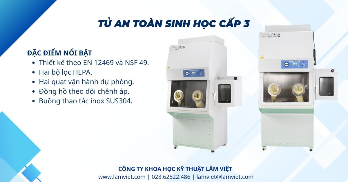 Giải pháp đạt tiêu chuẩn quốc tế cho phòng thí nghiệm hiện đại