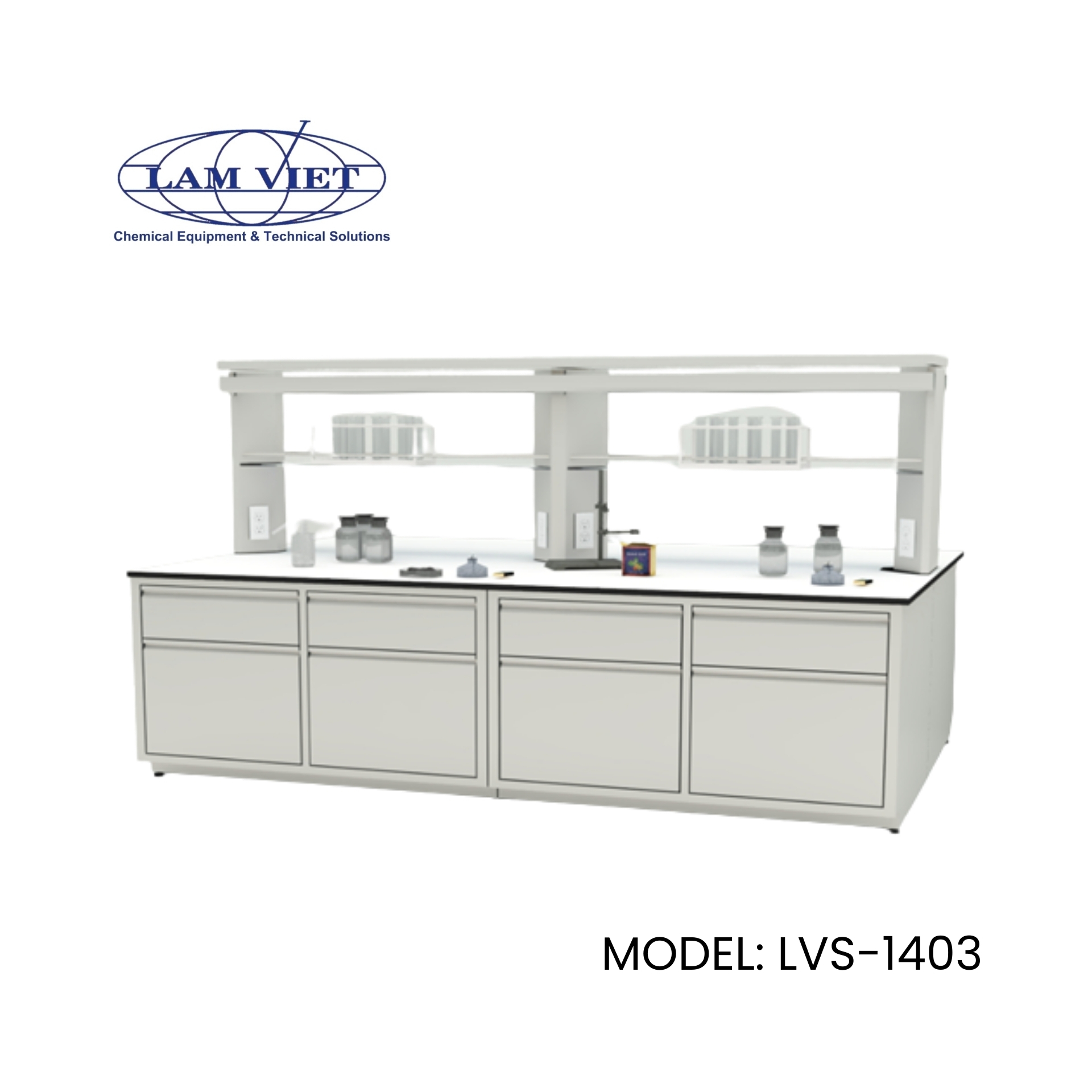 Nâng cấp phòng thí nghiệm với bàn thí nghiệm trung tâm mới nhất