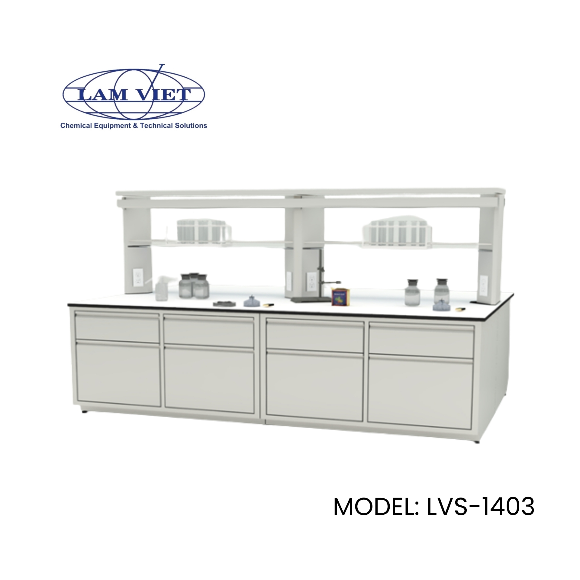 Nâng cấp phòng thí nghiệm với bàn thí nghiệm trung tâm mới nhất