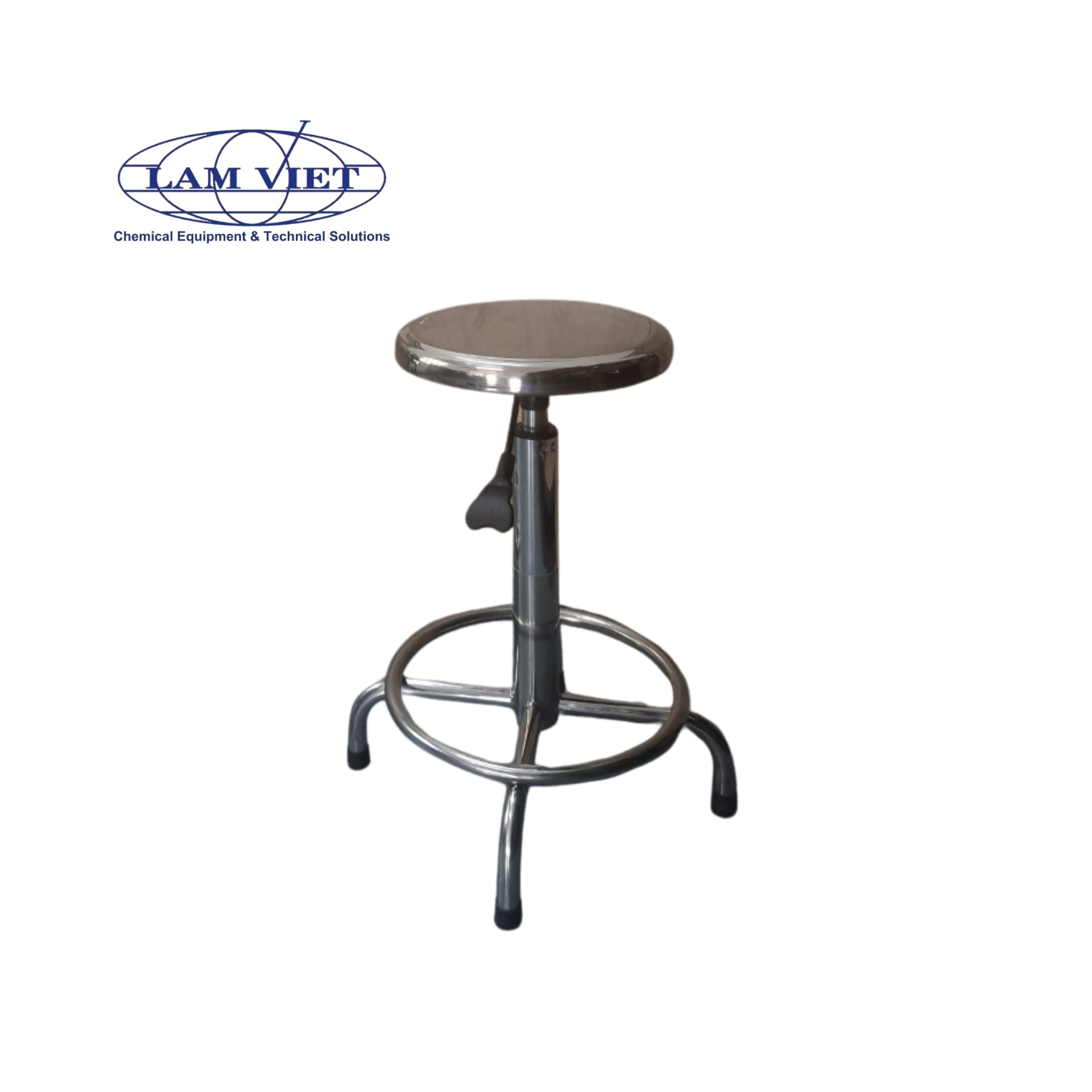 Ghế phòng thí nghiệm inox ty hơi