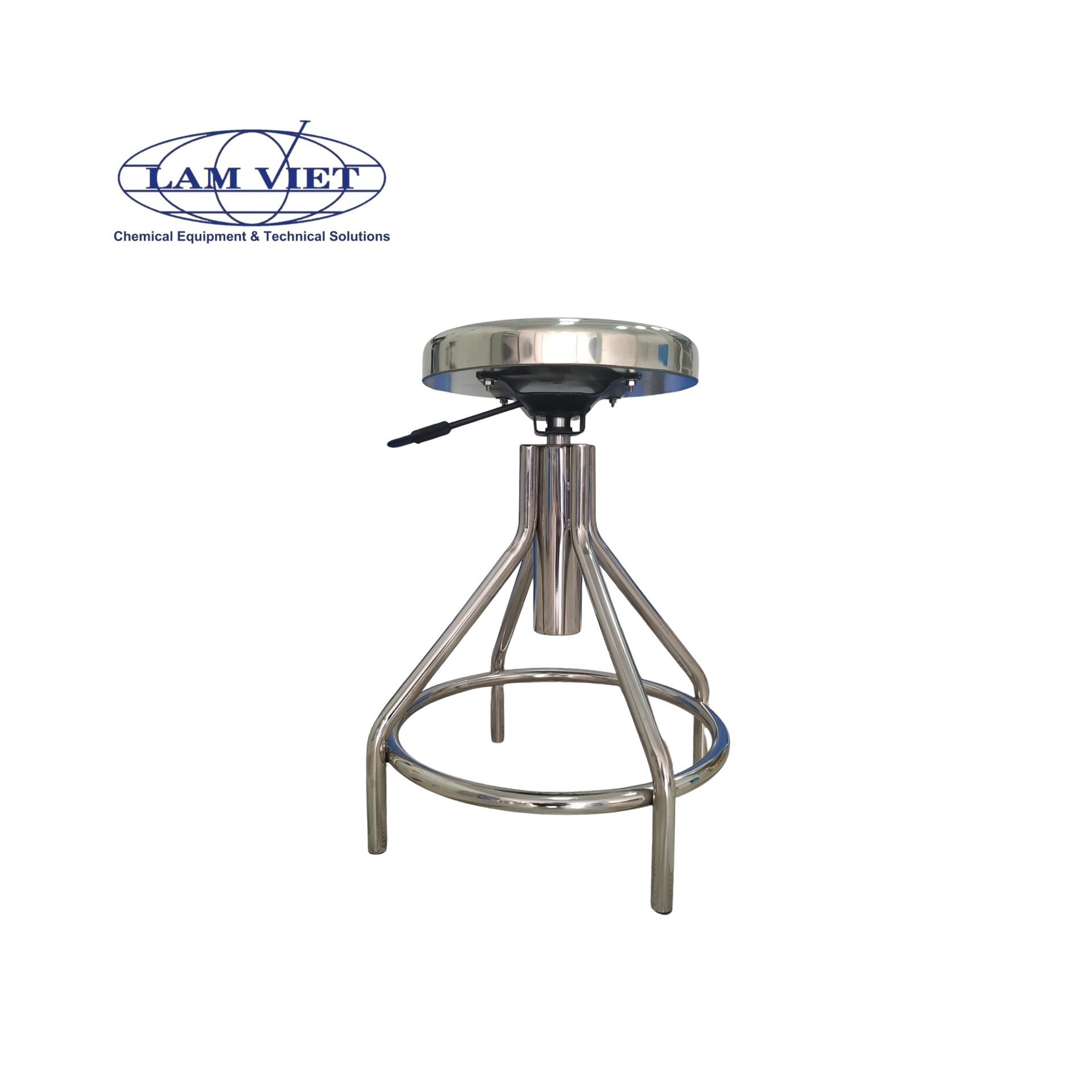 Ghế phòng thí nghiệm inox ty hơi