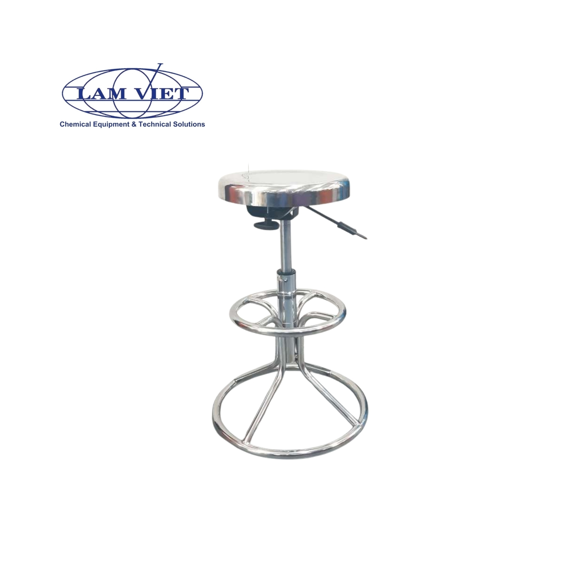 Ghế phòng thí nghiệm inox ty hơi