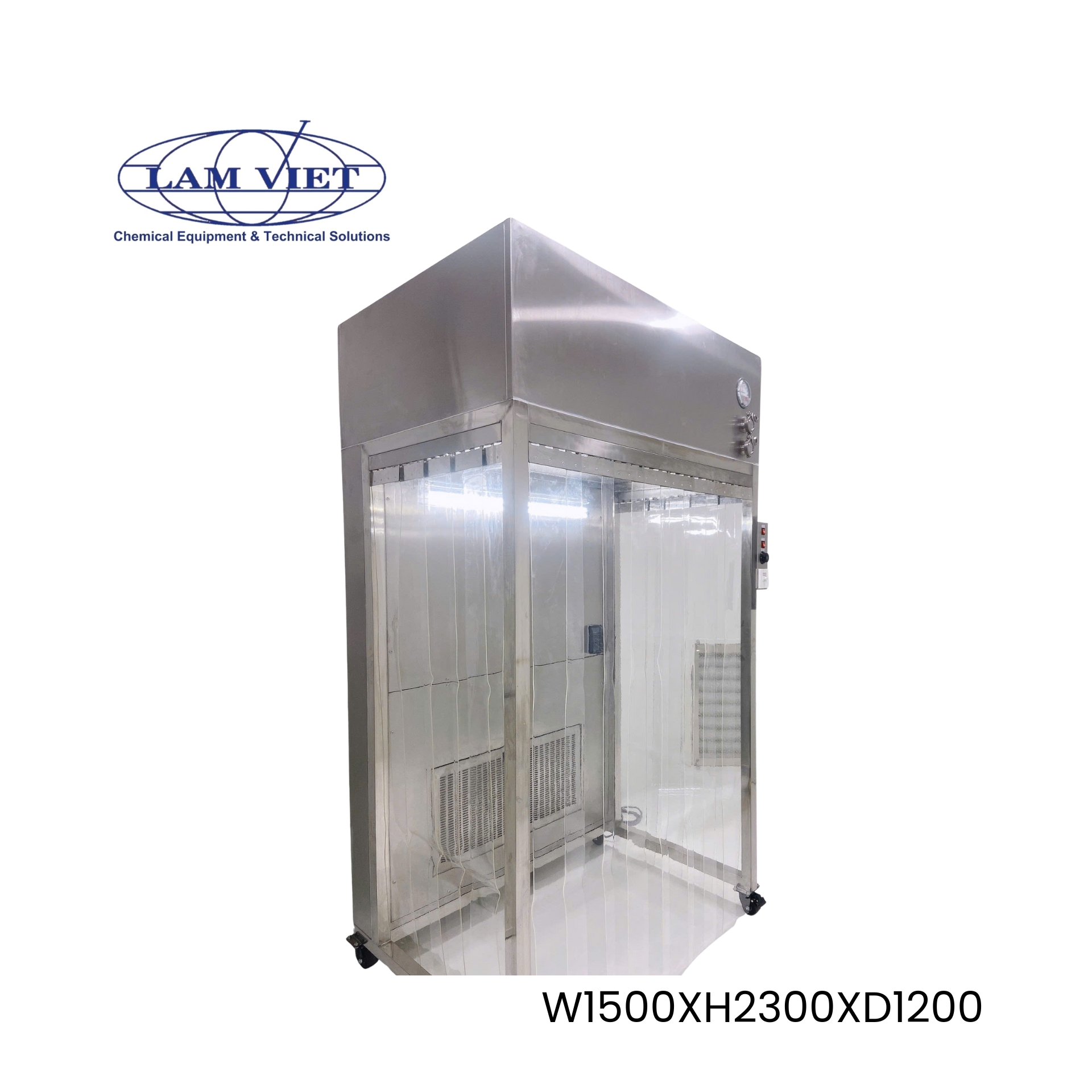 LAF cân mẫu 4 mặt nhựa