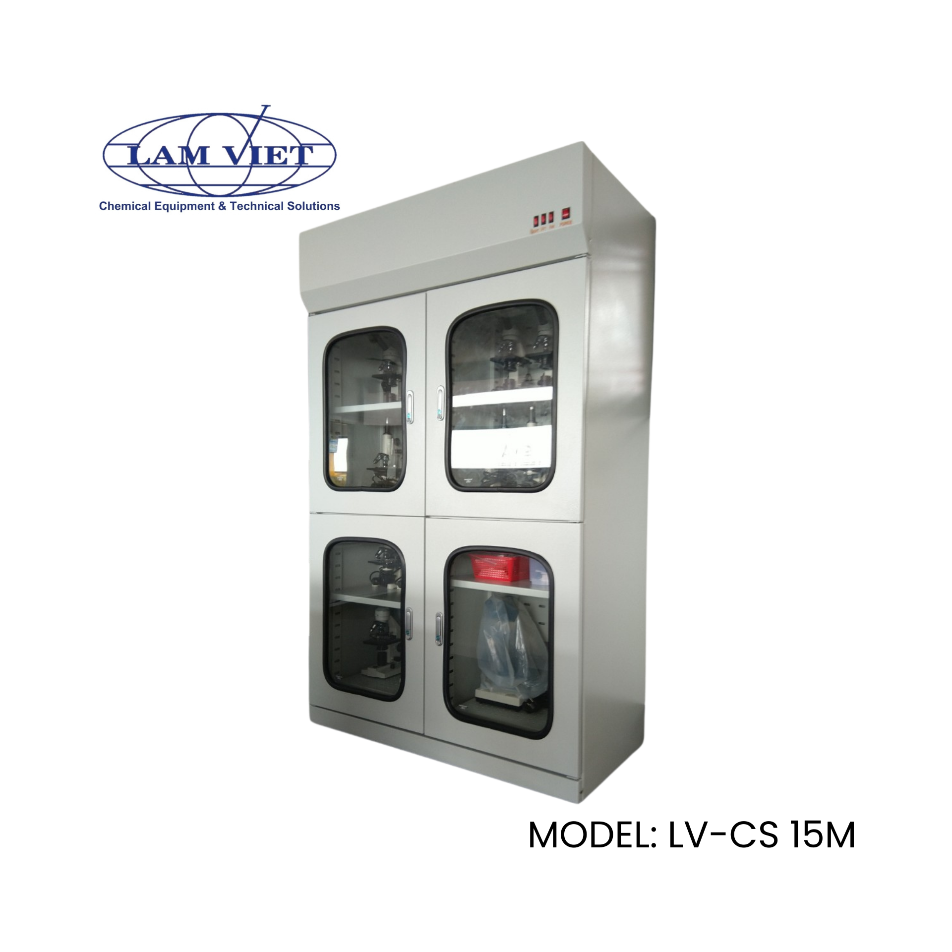 Tủ điều khiển ẩm chứa kính hiển vi