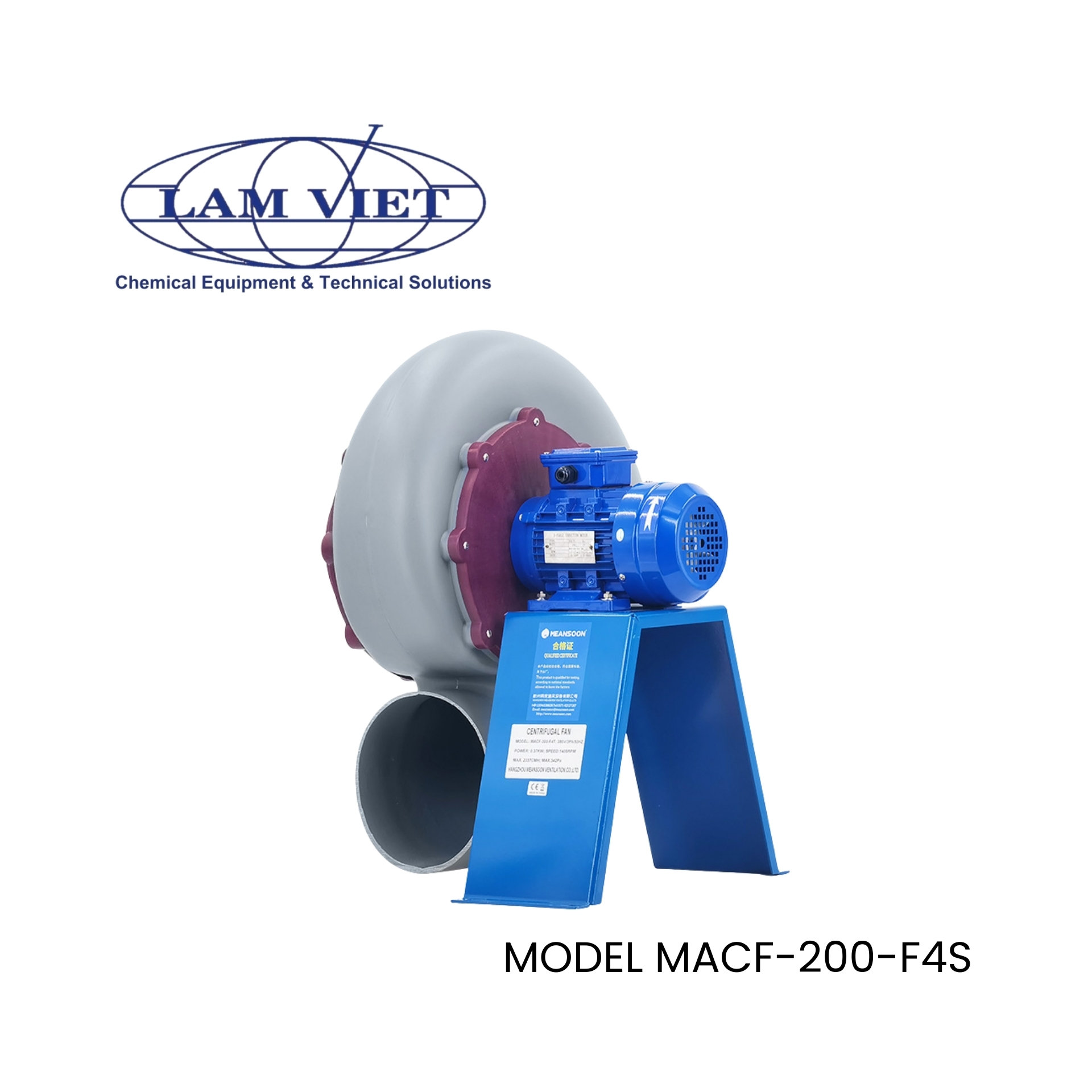 Quạt hút chịu acid series MACF