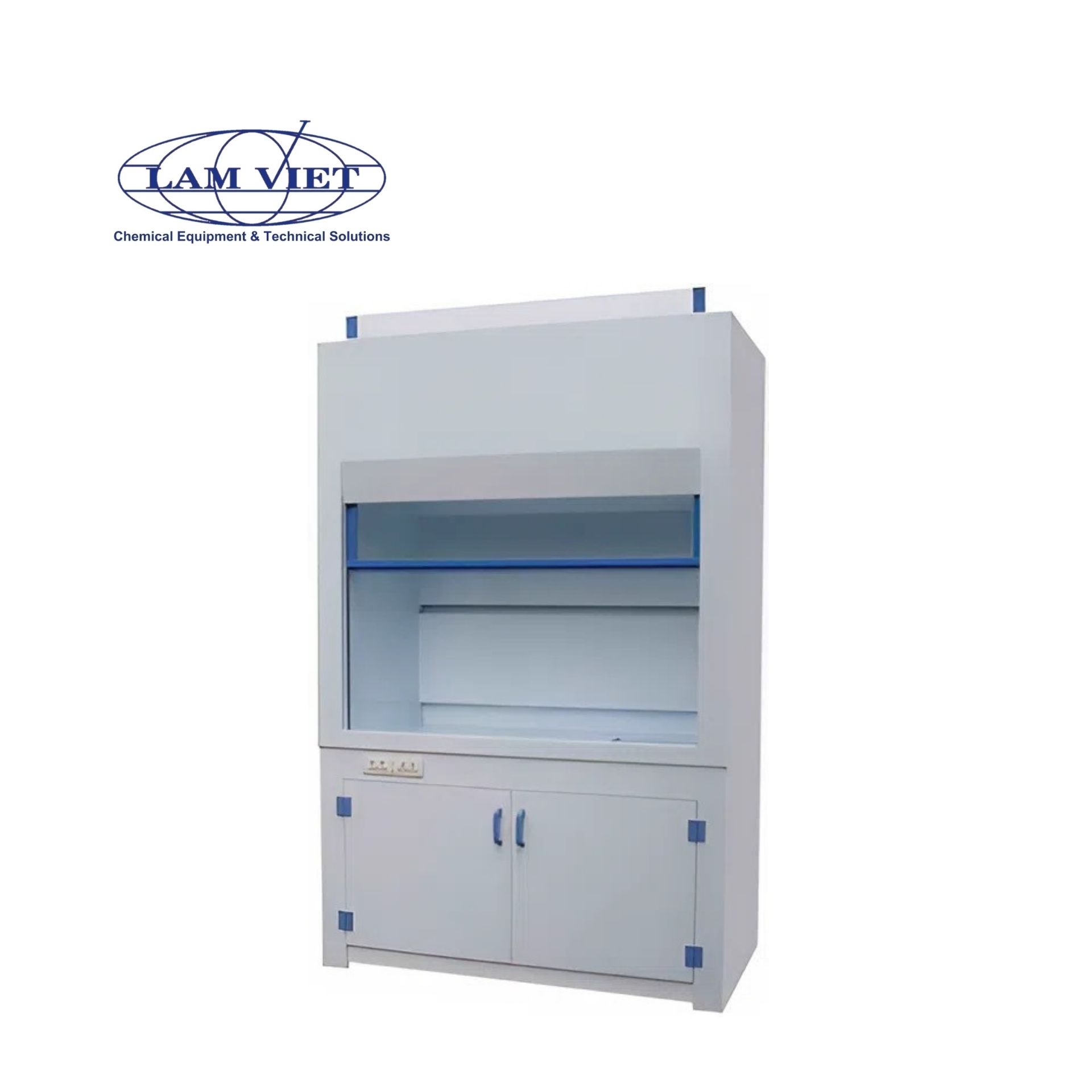 Tủ hút khí độc chịu acid phiên bản chất liệu nhựa PVC