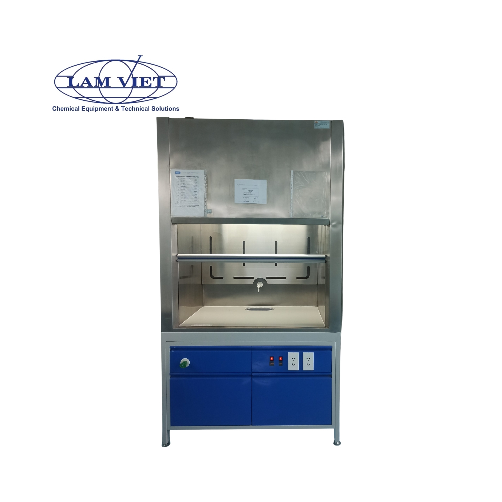 Tủ hút khí độc inox 304