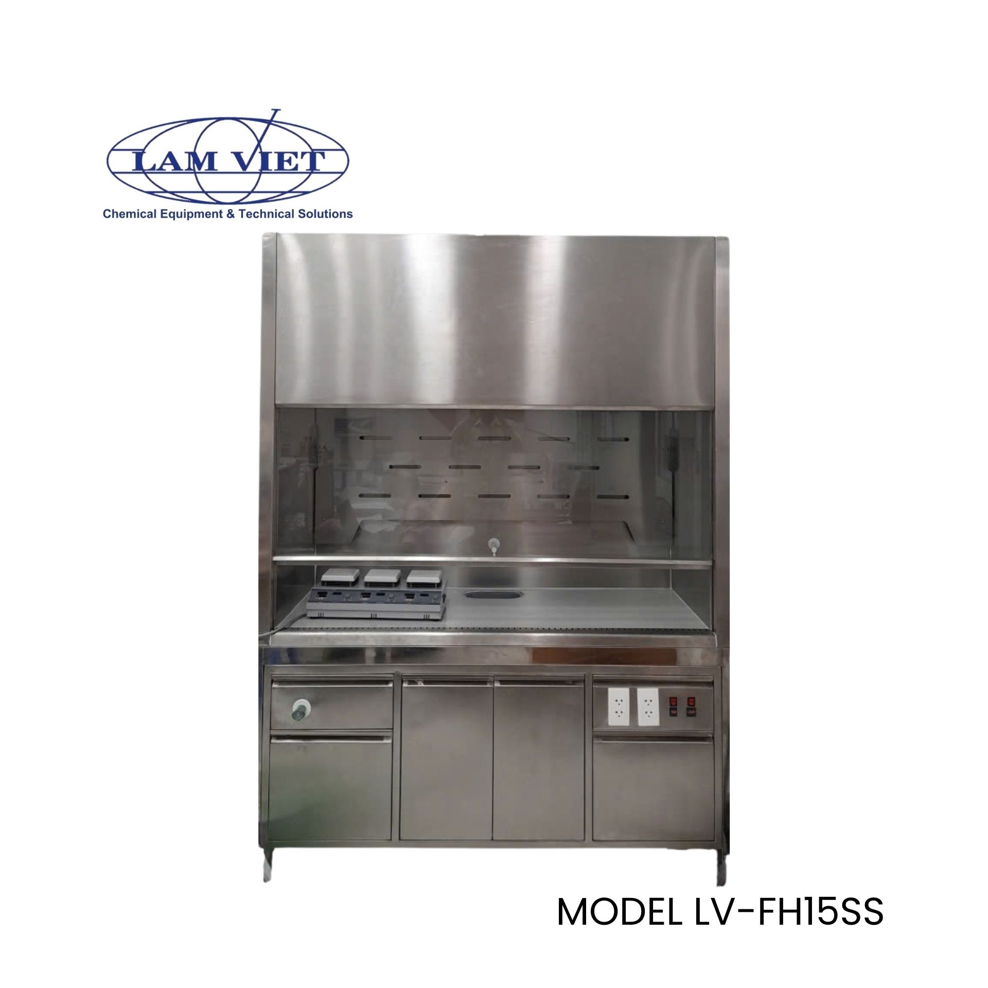 Tủ hút khí độc inox 304