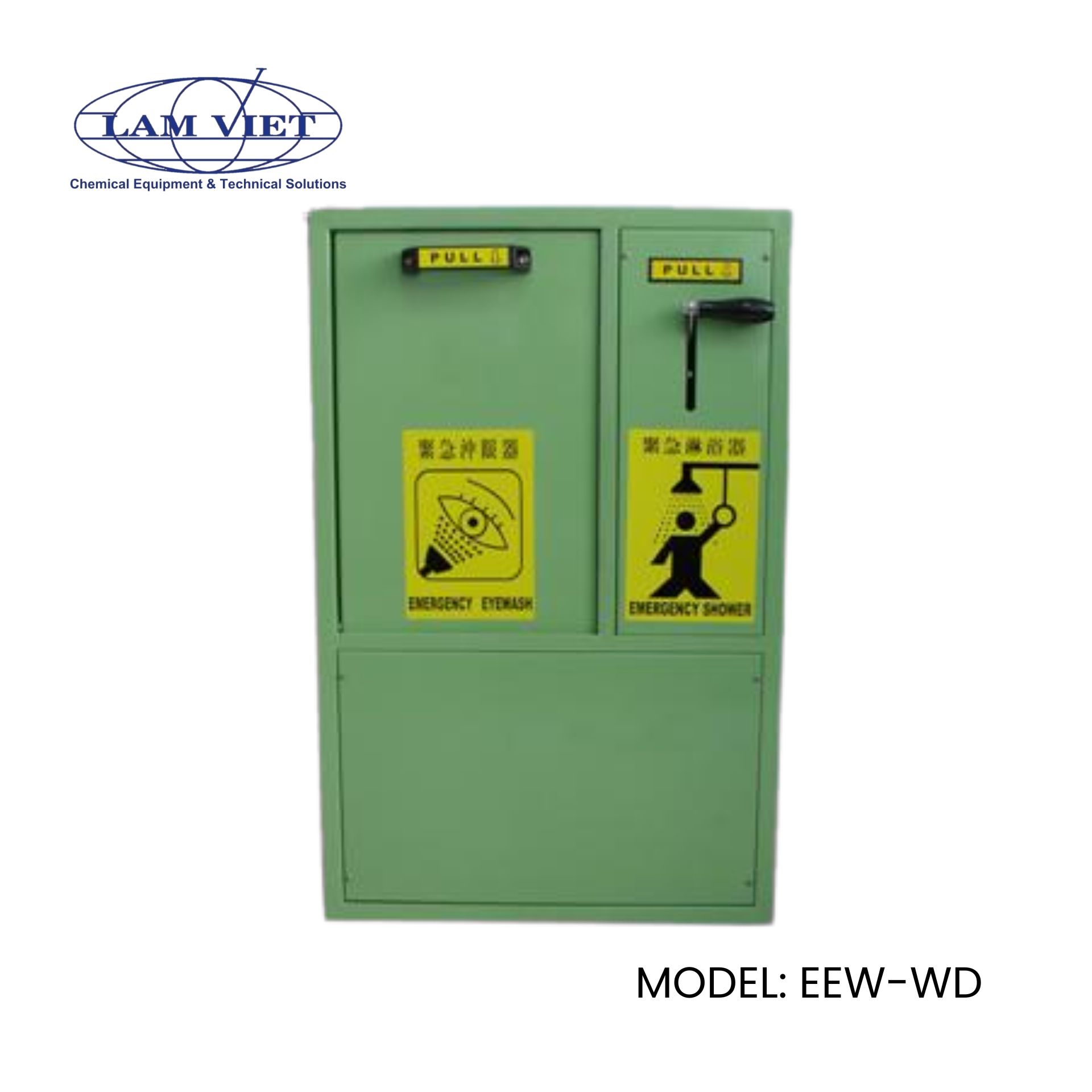 Tủ rửa mắt 2 nhánh