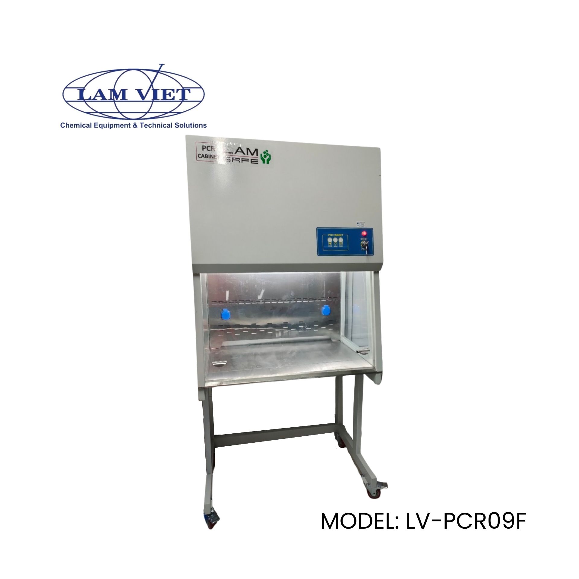 Tủ thao tác PCR có gió hoàn lưu qua lọc HEPA